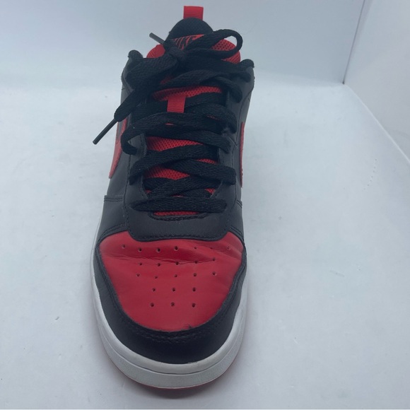 Nike Court Borough 7Y Color Black/University Red-White Size Women's 8.5 / Men 7 - Picture 6 of 8
